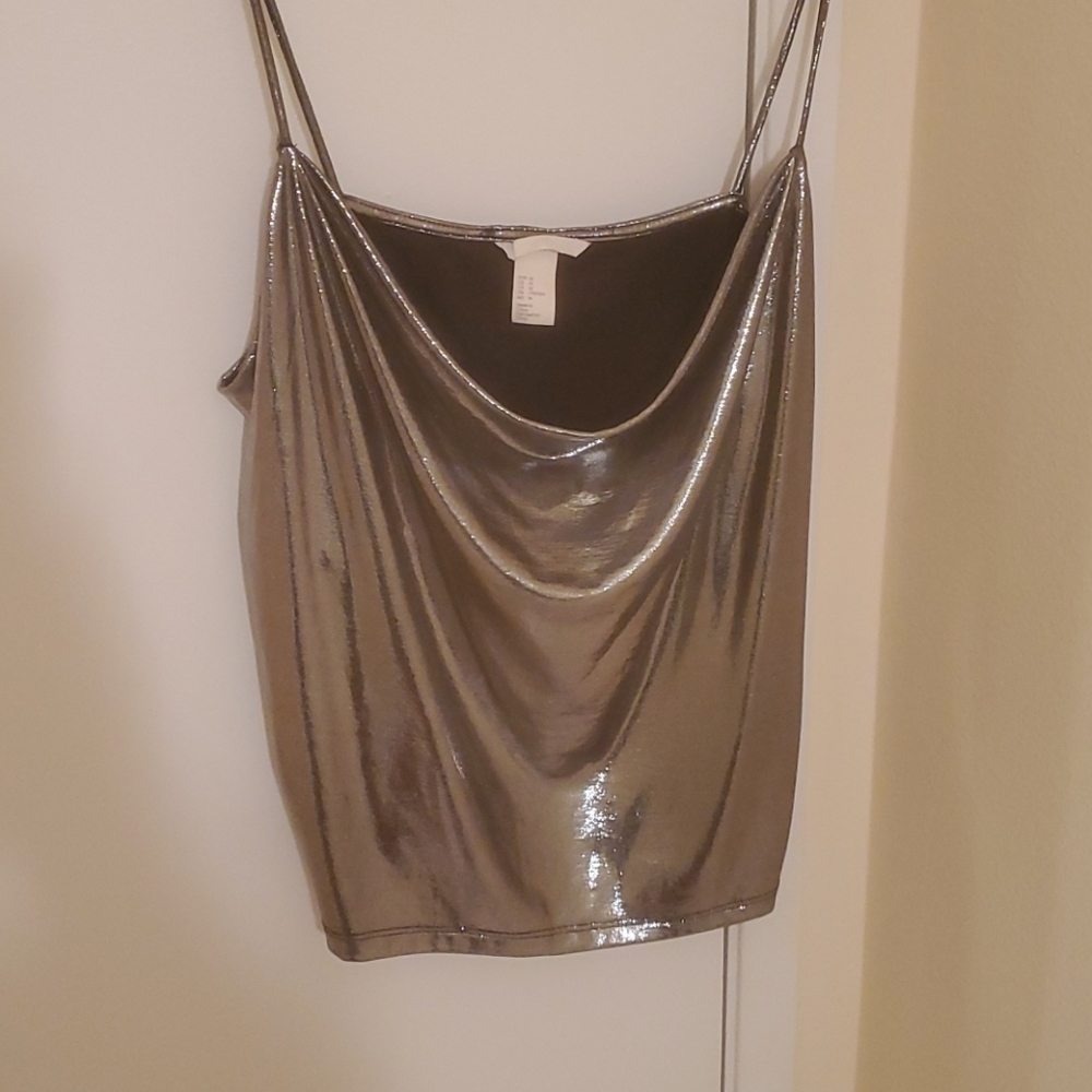 Cute silver top